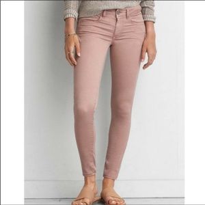 American Eagle Blush Super Stretch Sateen Jegging